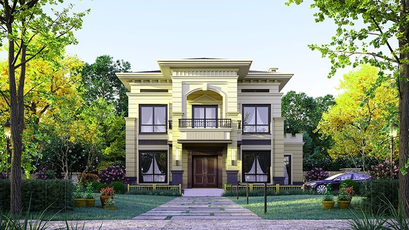 利州中式合院住宅，开放庭院与邻里乡亲更亲近